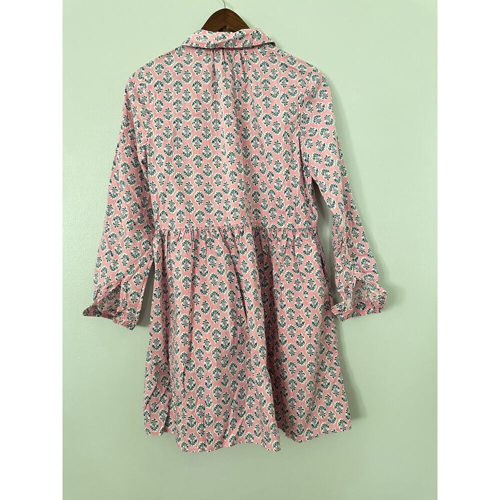 J. Crew Printed Collard Mini Shirtdress - Picture 2 of 4